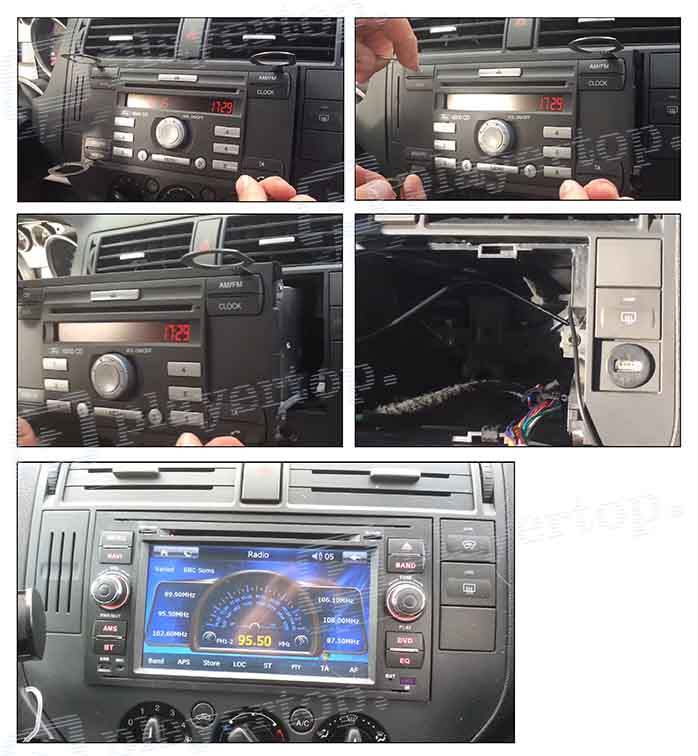 installation autoradio ford c max